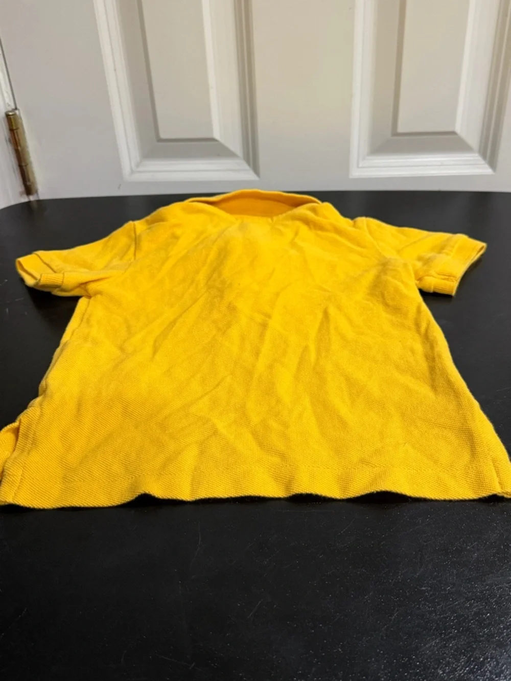 Ralph Lauren Bright mustard Yellow Polo with Blue Pony 18 months
